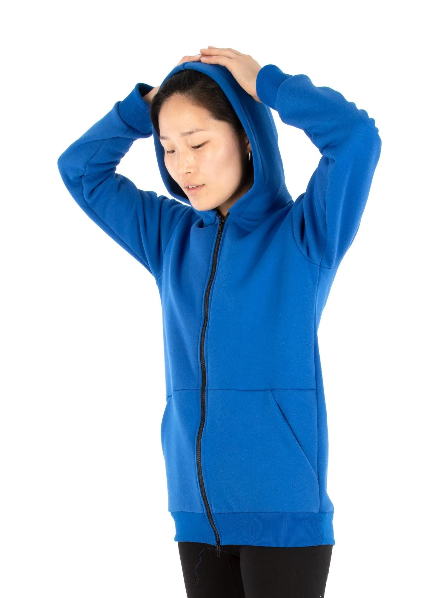 4239 // DANAËLLE Zip-front hoodie