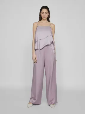 Angilique High Waisted Trousers (Mauve)