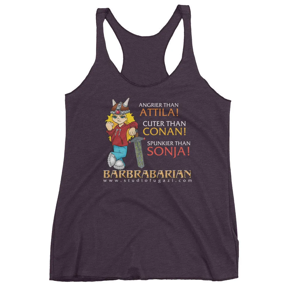 Barbrabarian Racerback Tank Top