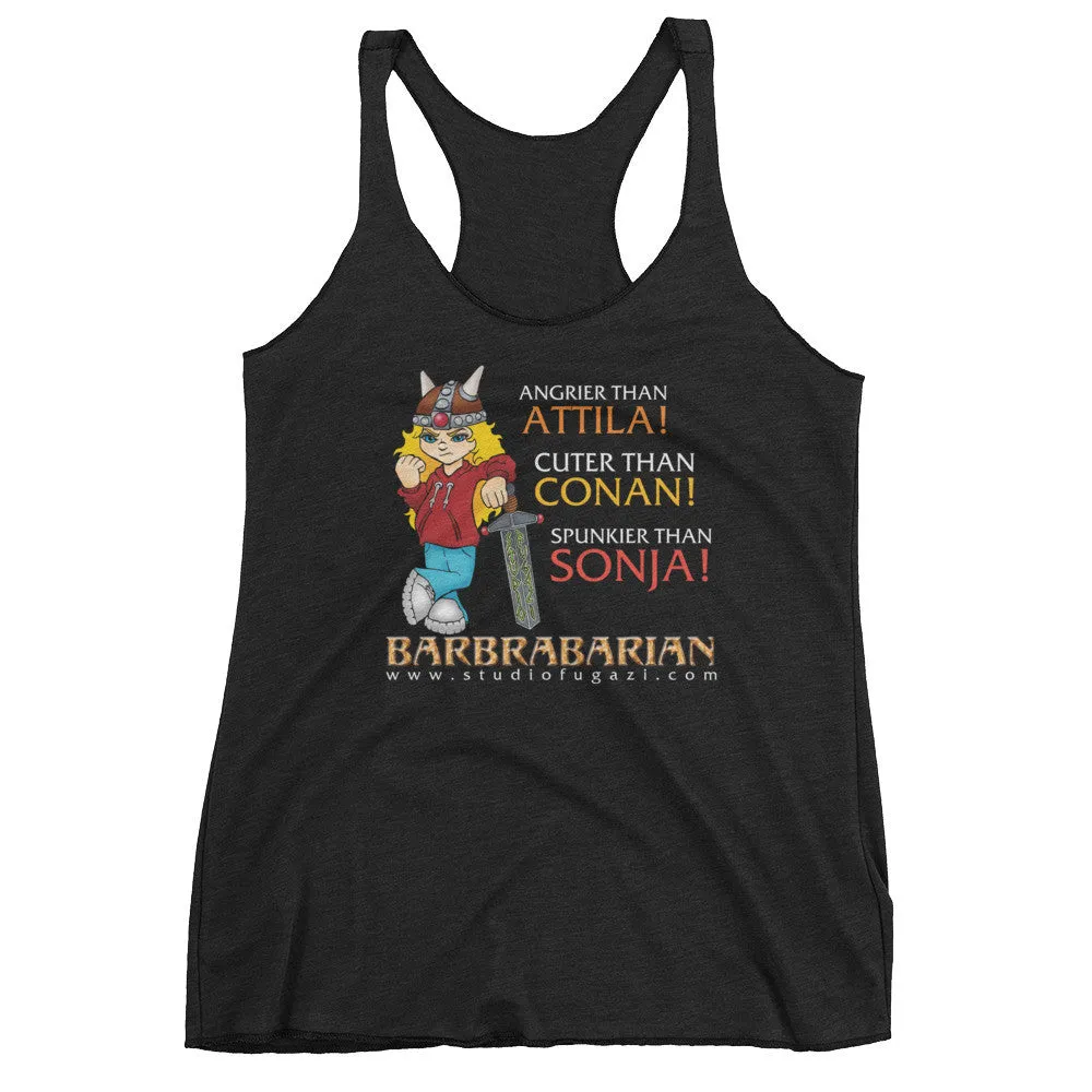 Barbrabarian Racerback Tank Top