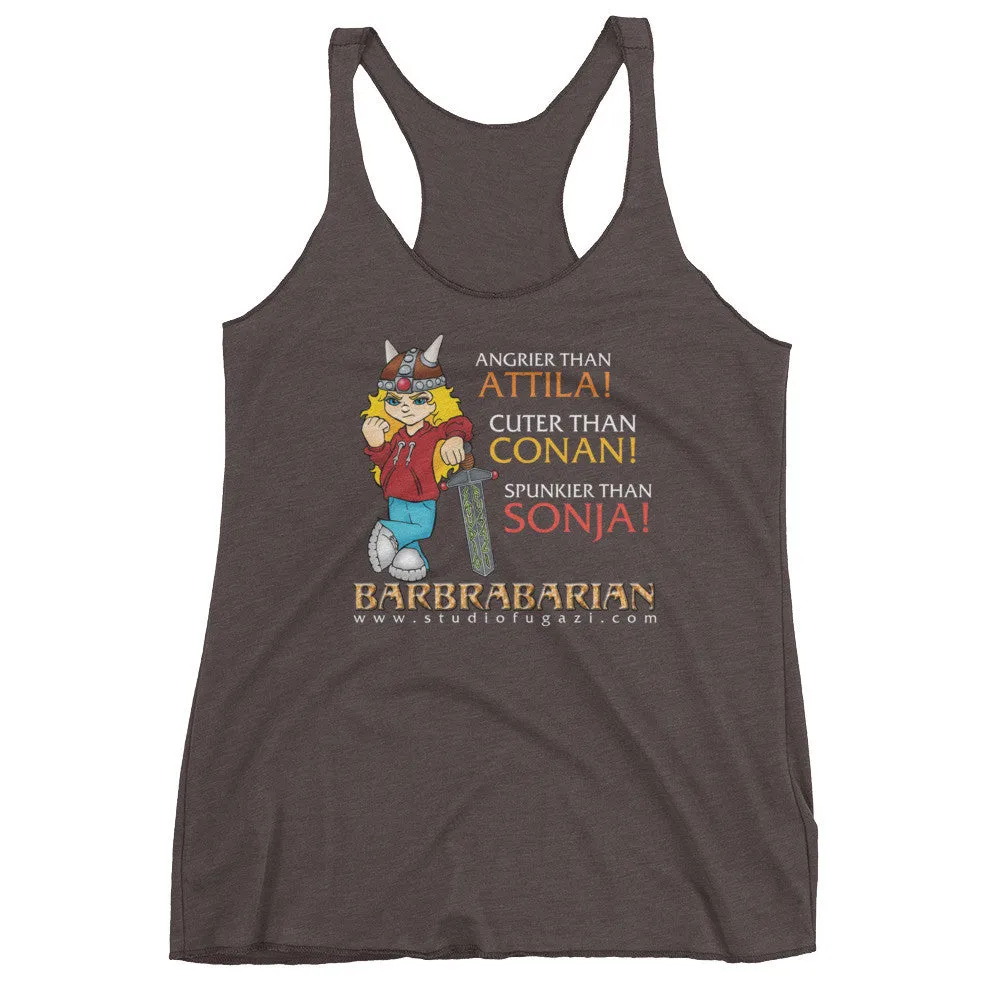 Barbrabarian Racerback Tank Top