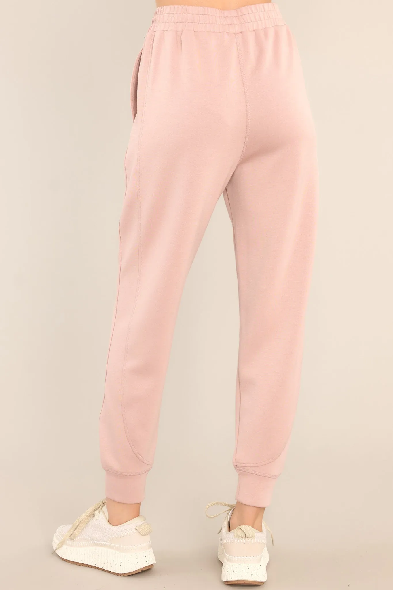 Blow Off Steam Rose Joggers