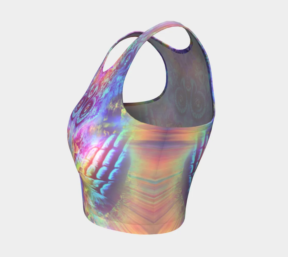 BUTTERFLY CROP TOP | SALVIA DROID