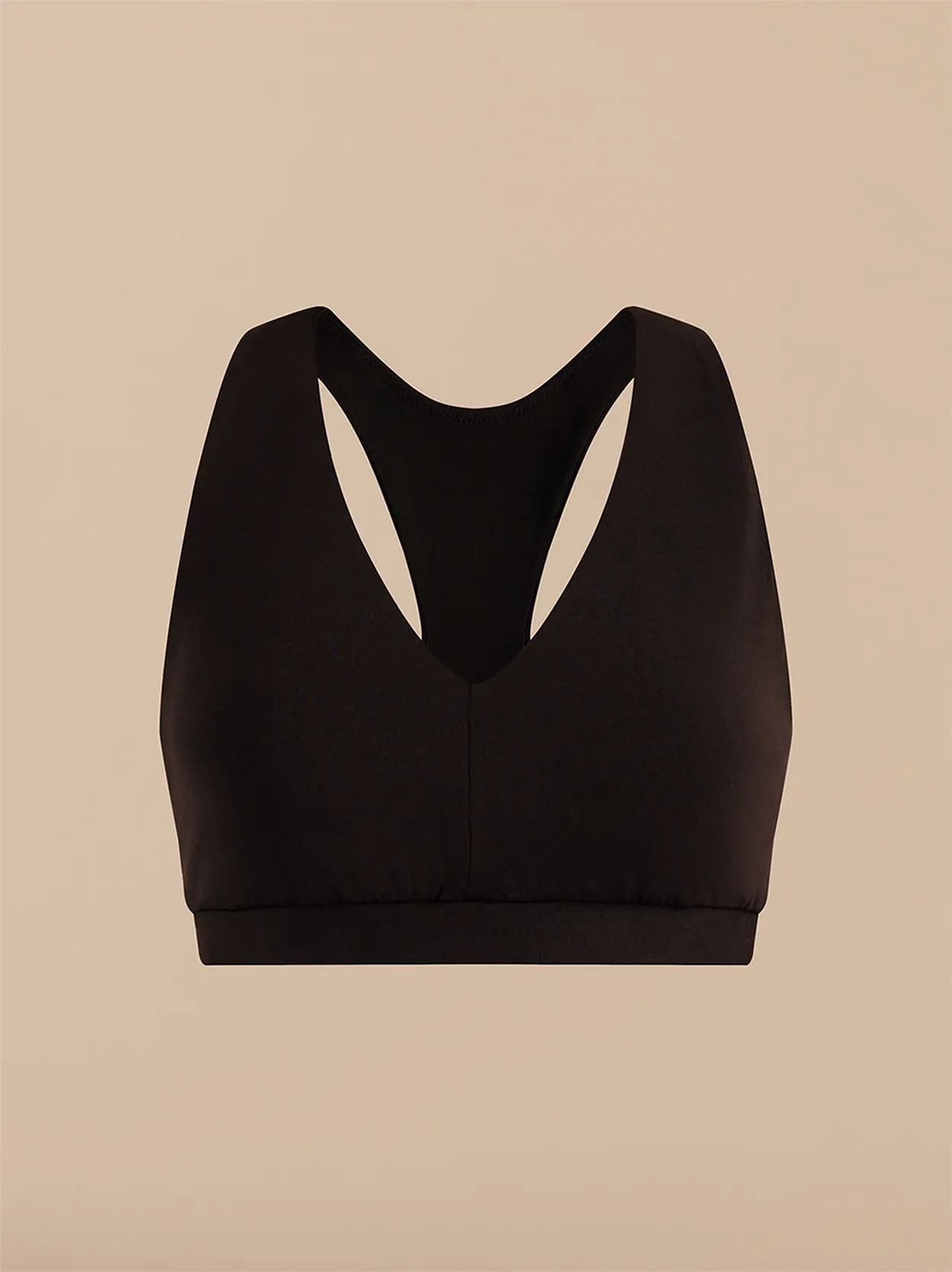 Curvy FeelFree Racerback Bralette | Black