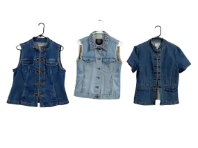 Cute denim vests mix - 11 pcs - 7/10/24