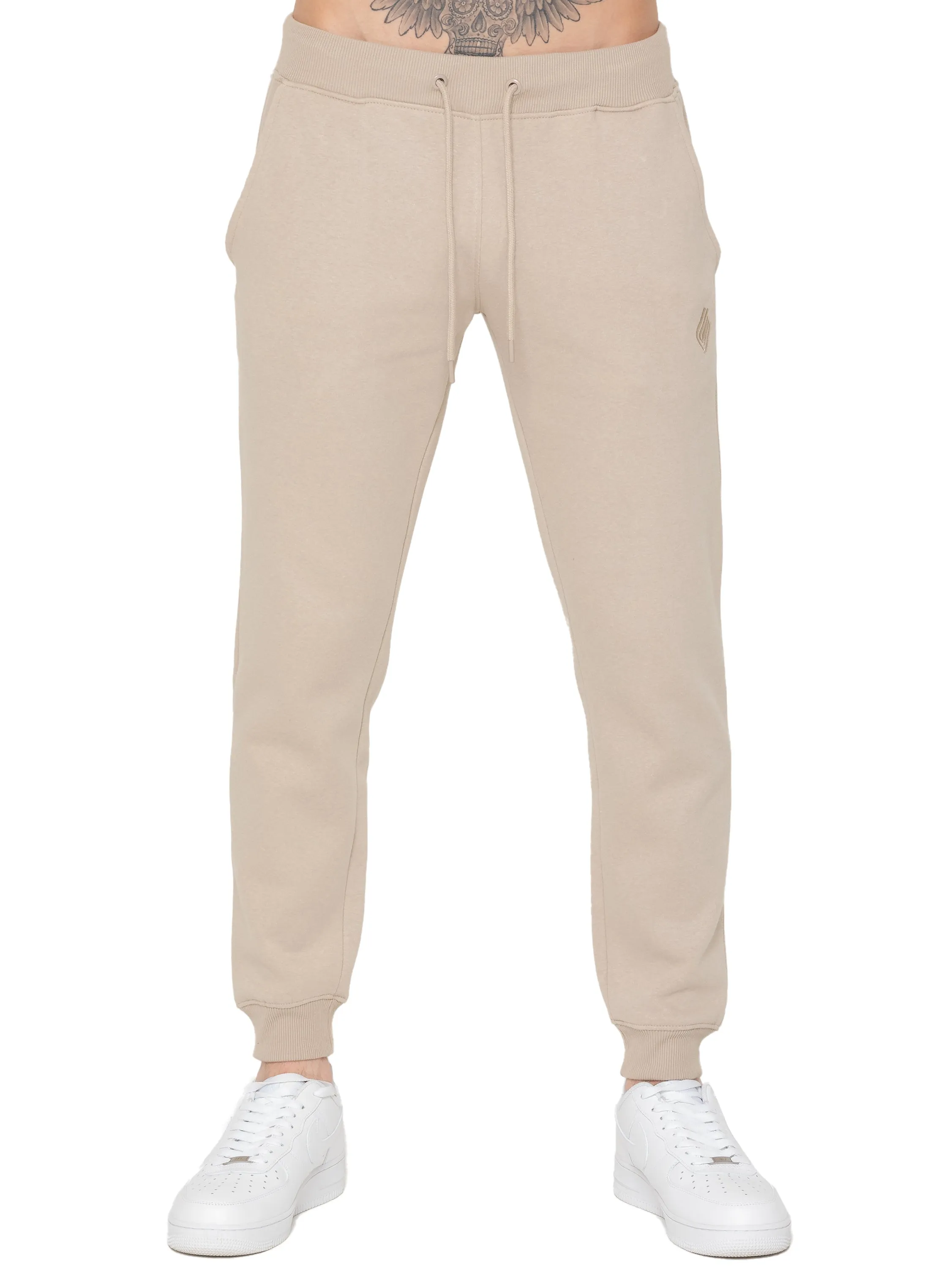 Enzo Mens Slim Fit Fleece Jogging Bottoms