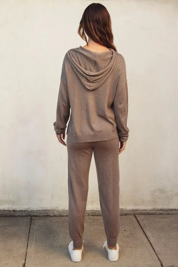 Fine Knit Drawstring Jogger