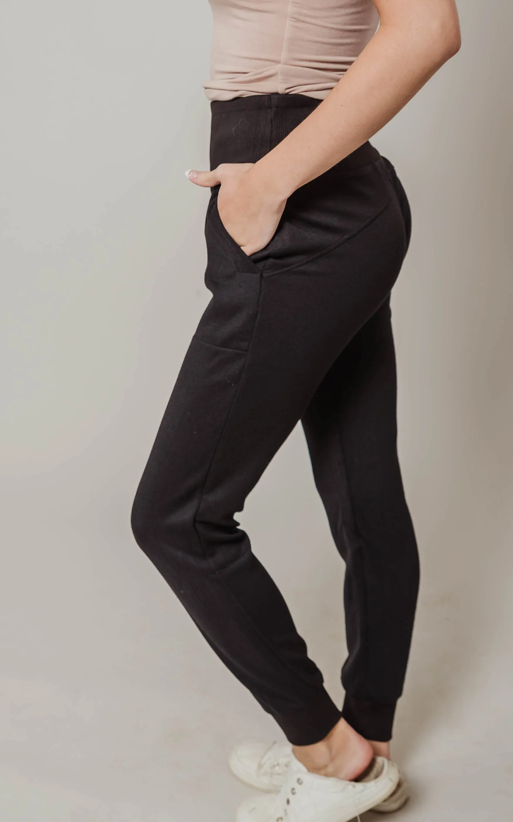 High Waist Joggers - Final Sale