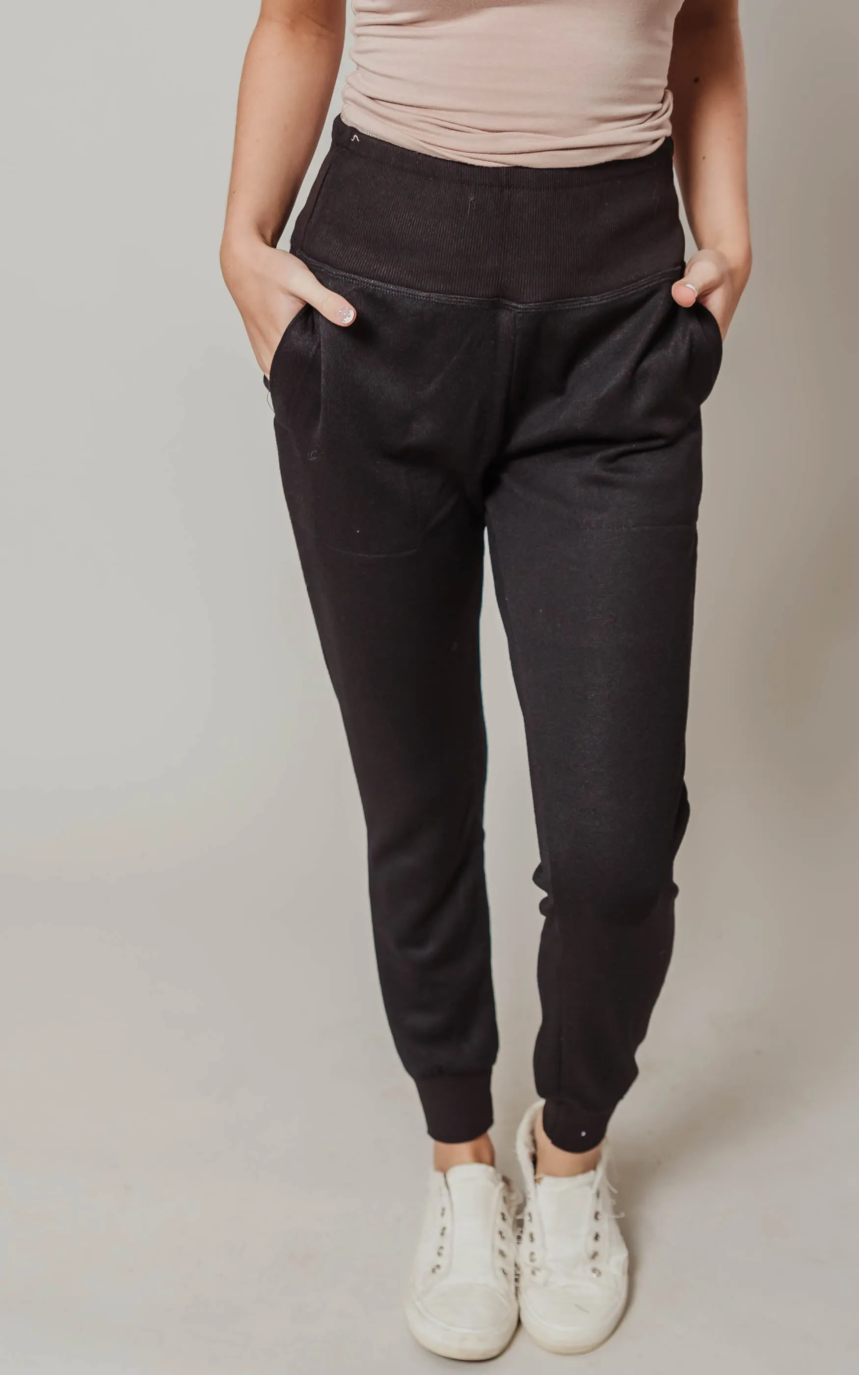 High Waist Joggers - Final Sale