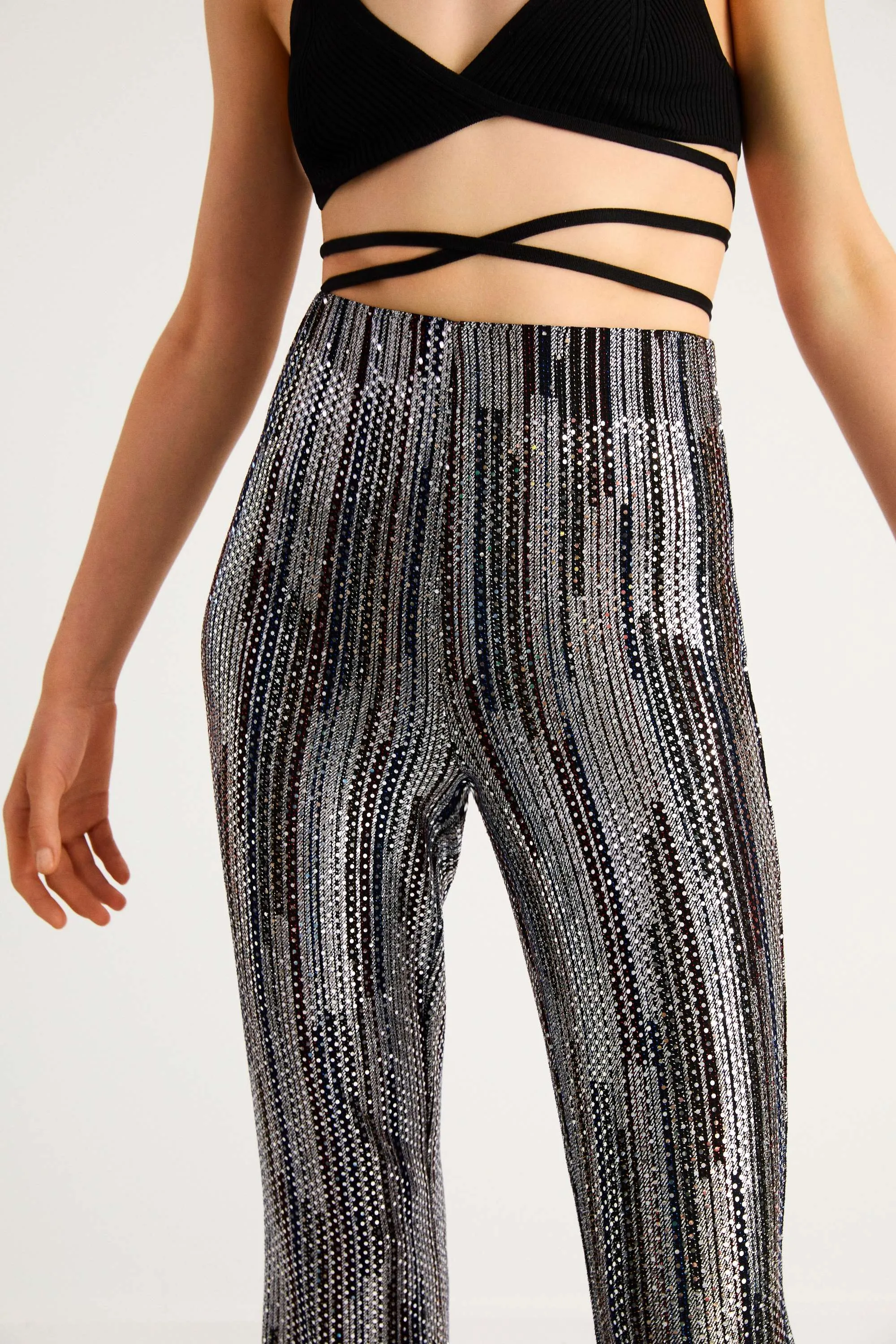 High-Waisted Flare Pants (Final Sale)