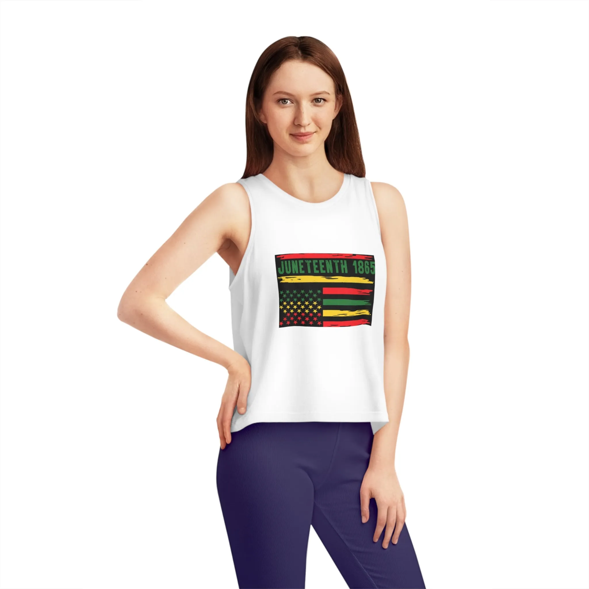 Juneteenth Women's Dancer Cropped Tank Top