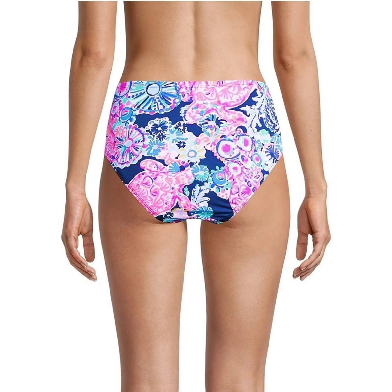 Lilly Pulitzer Rumy Bikini Swim Bottoms Navy Turtle Amazement