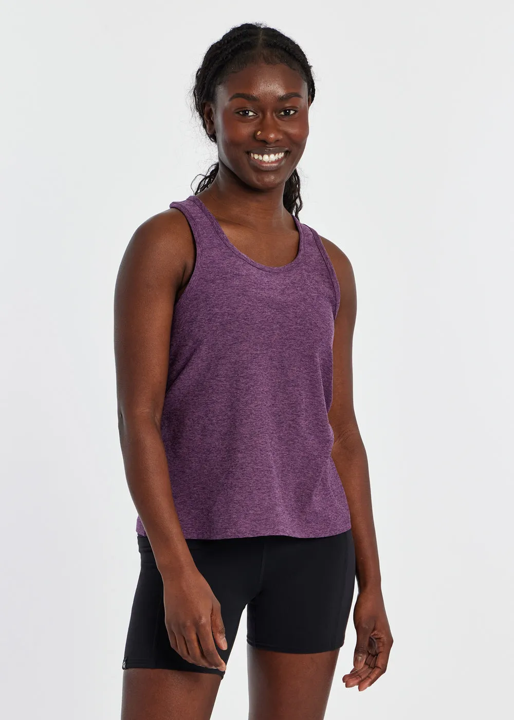 Lux Boxy Racerback Tank