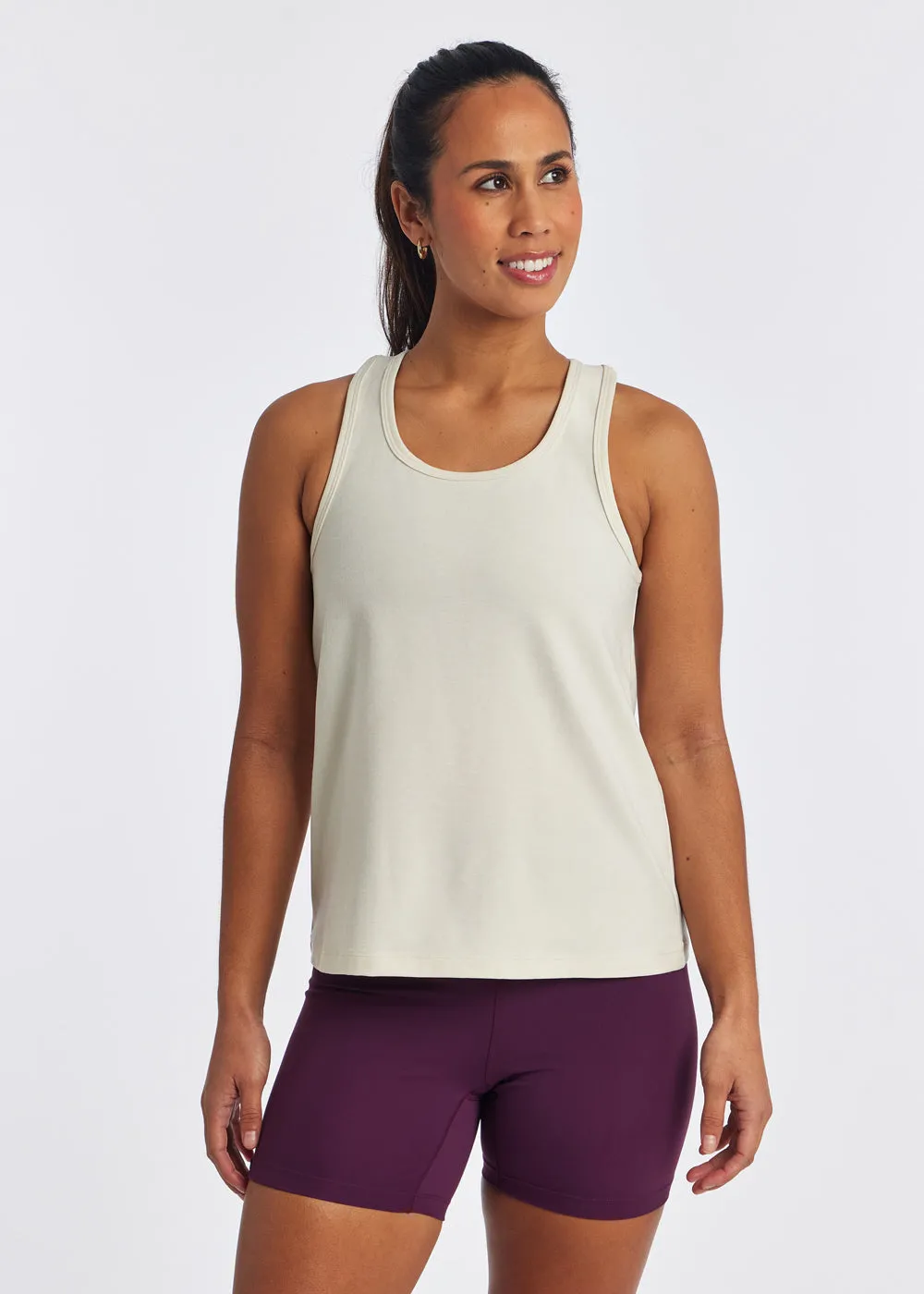 Lux Boxy Racerback Tank