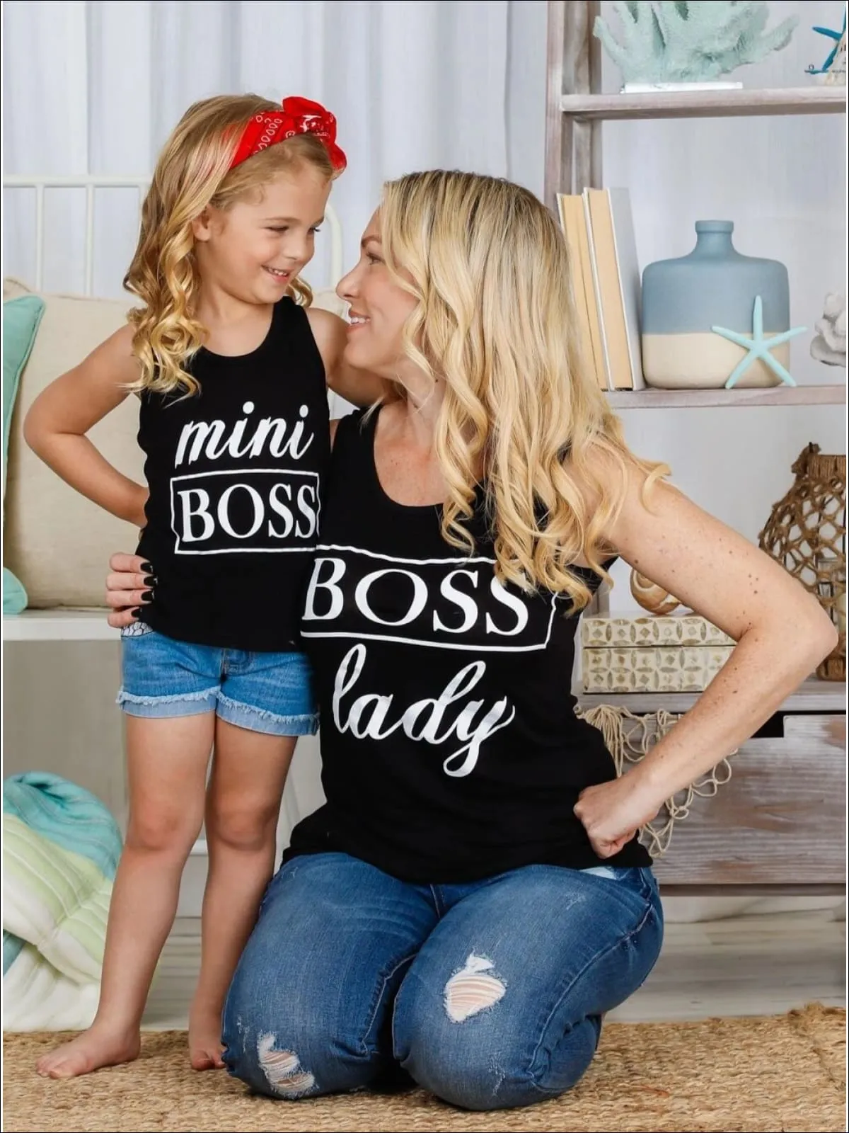 Mommy and Me Boss Besties Tank Top