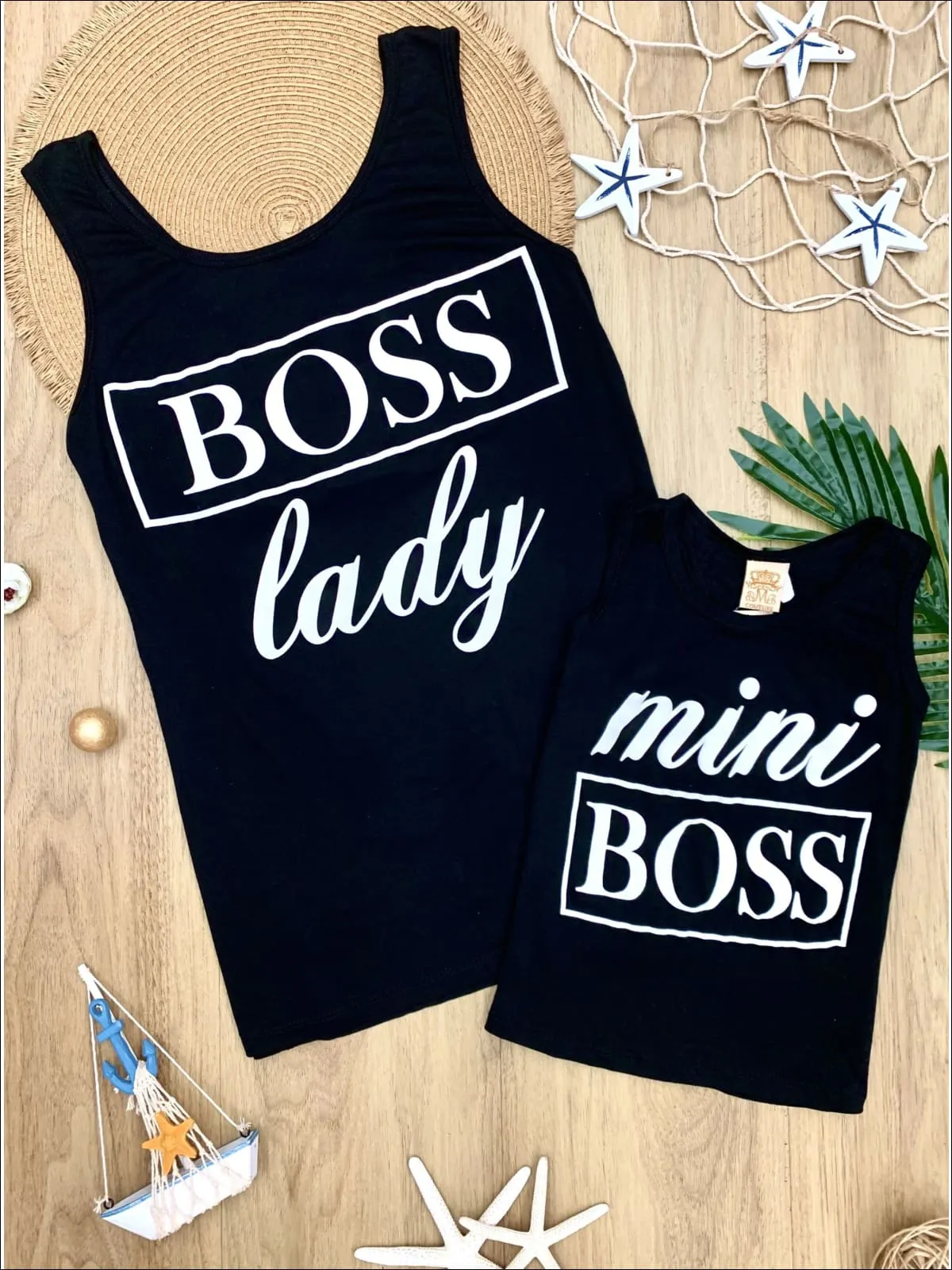 Mommy and Me Boss Besties Tank Top