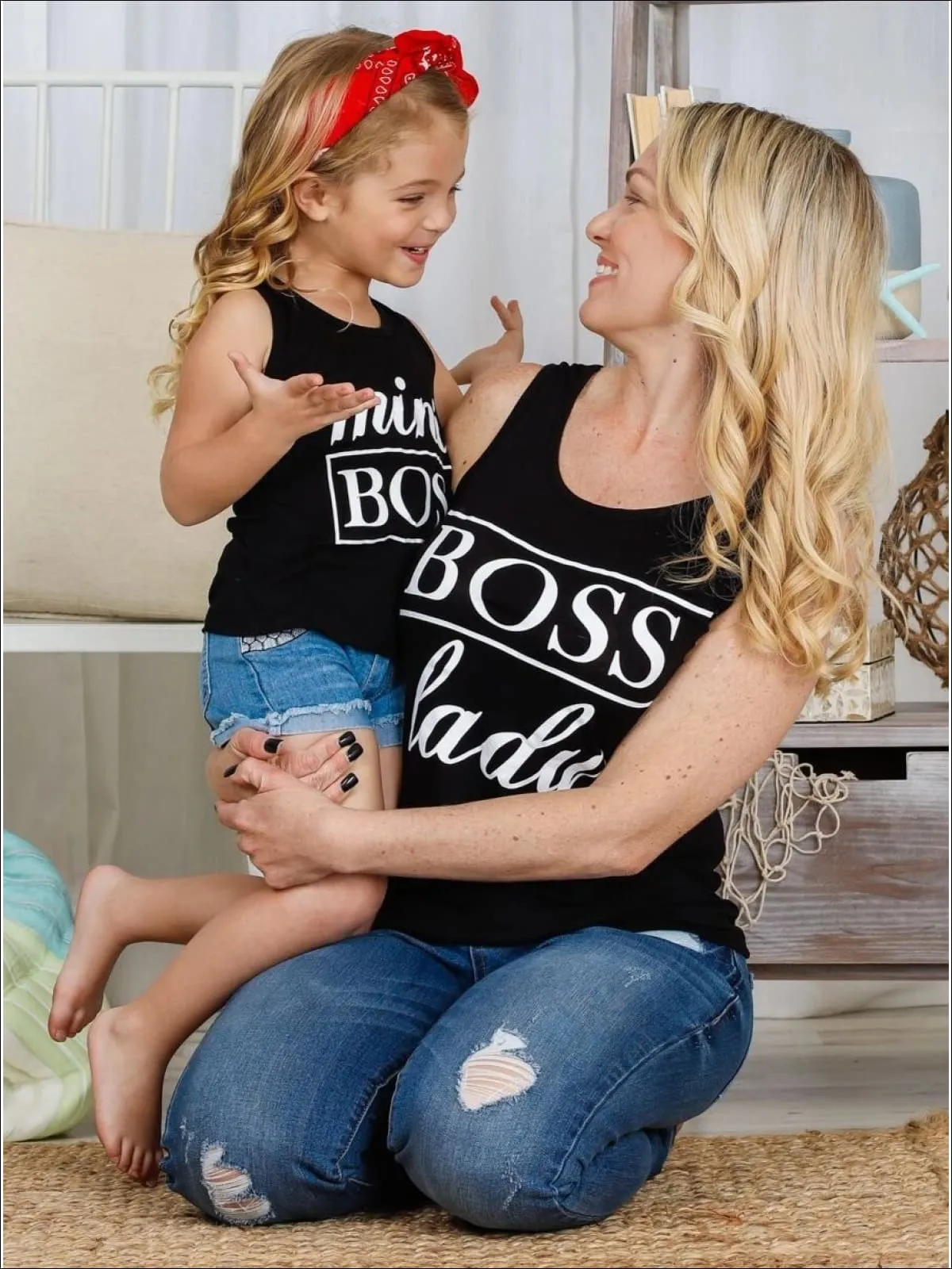 Mommy and Me Boss Besties Tank Top