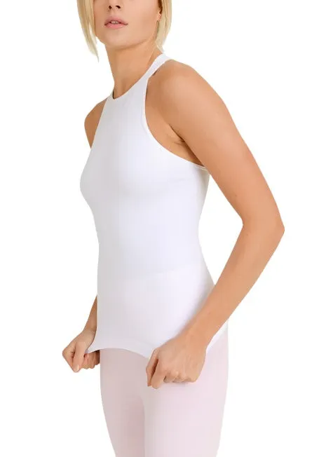 Mono B Seamless Ribbed Racerback Tank Top AT2274