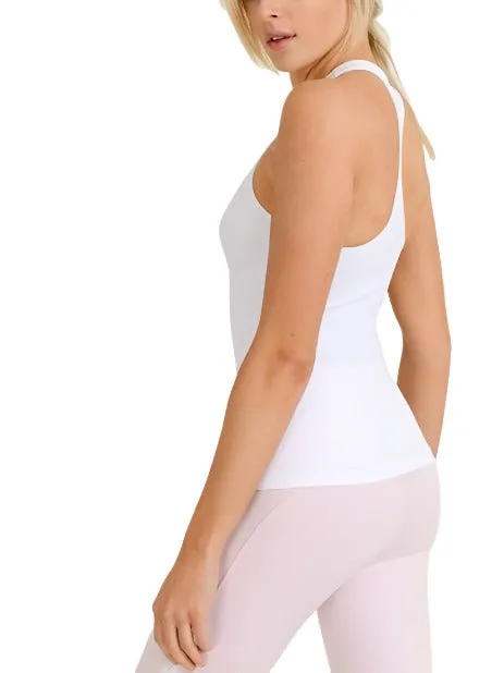 Mono B Seamless Ribbed Racerback Tank Top AT2274