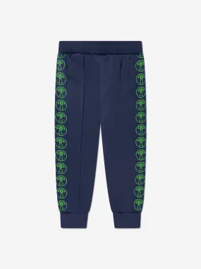 Moschino Boys Milano Logo Joggers in Navy