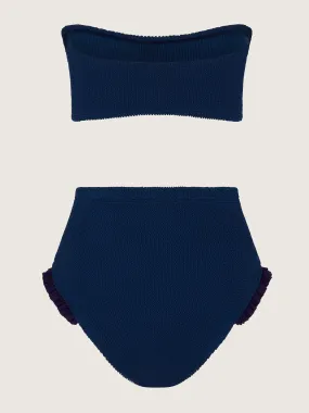 Navy Osiris frill bikini