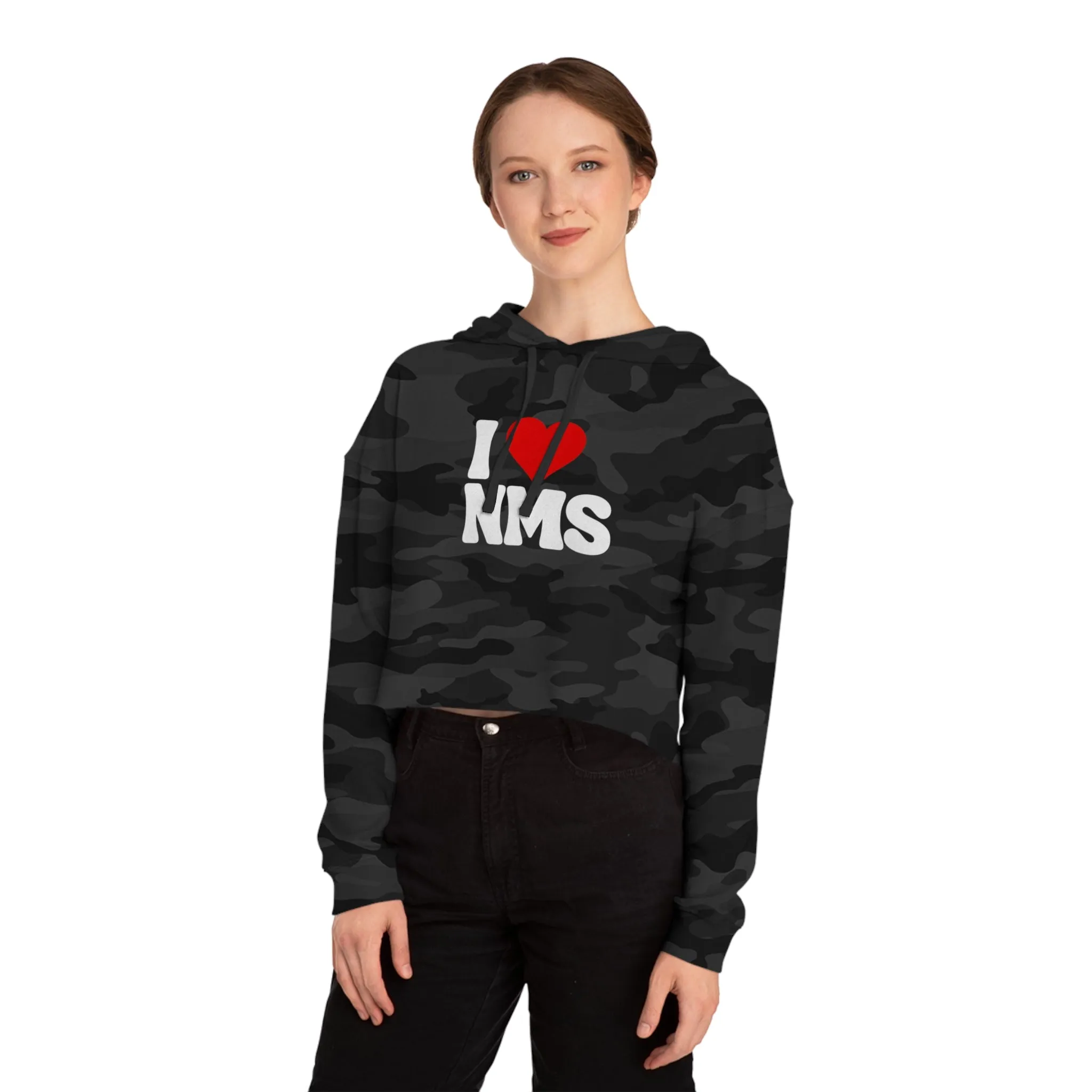 NMS I Love NMS Crop Sweatshirt