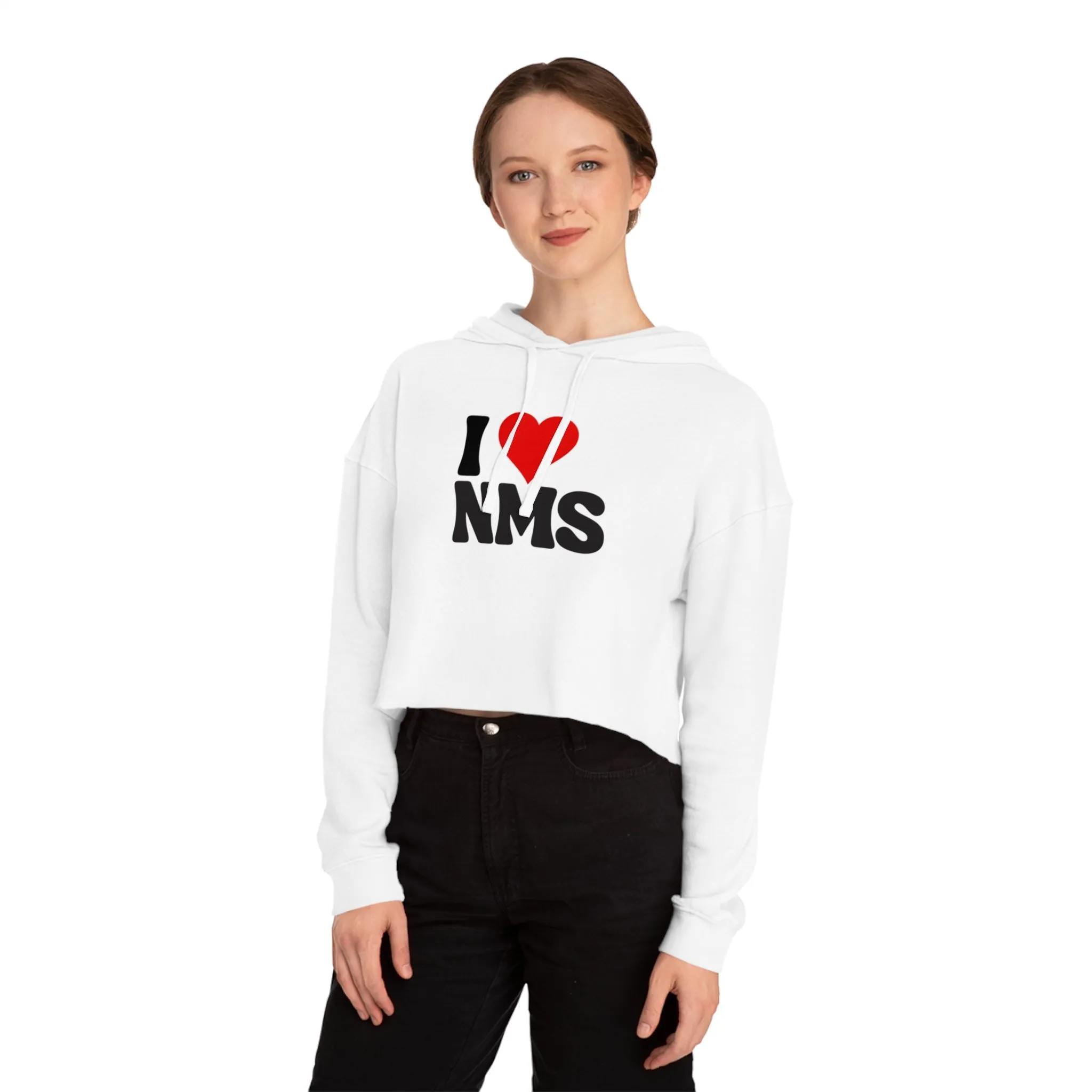 NMS I Love NMS Crop Sweatshirt