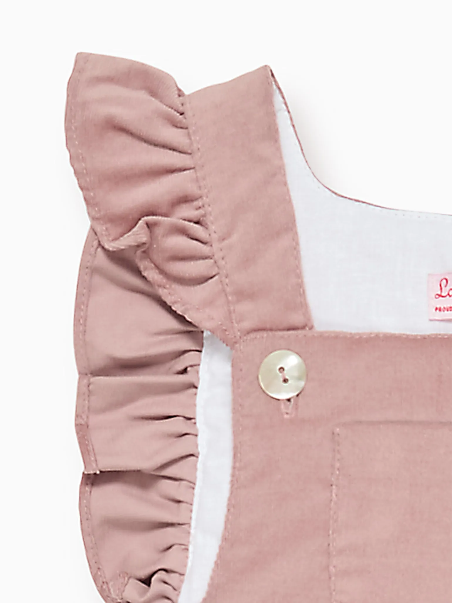 Pink Delphina Baby Girl Dungarees