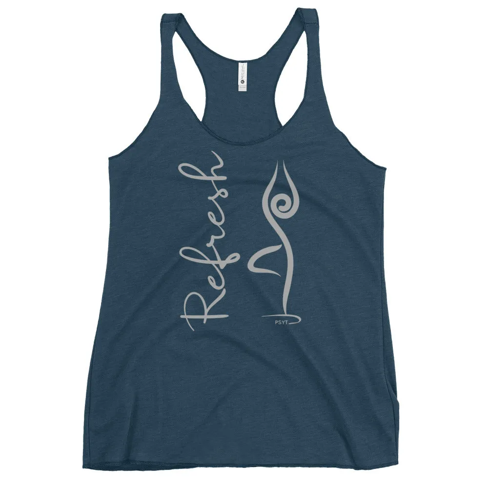 Refresh Inspiration Tree Pose Racerback Tank Top