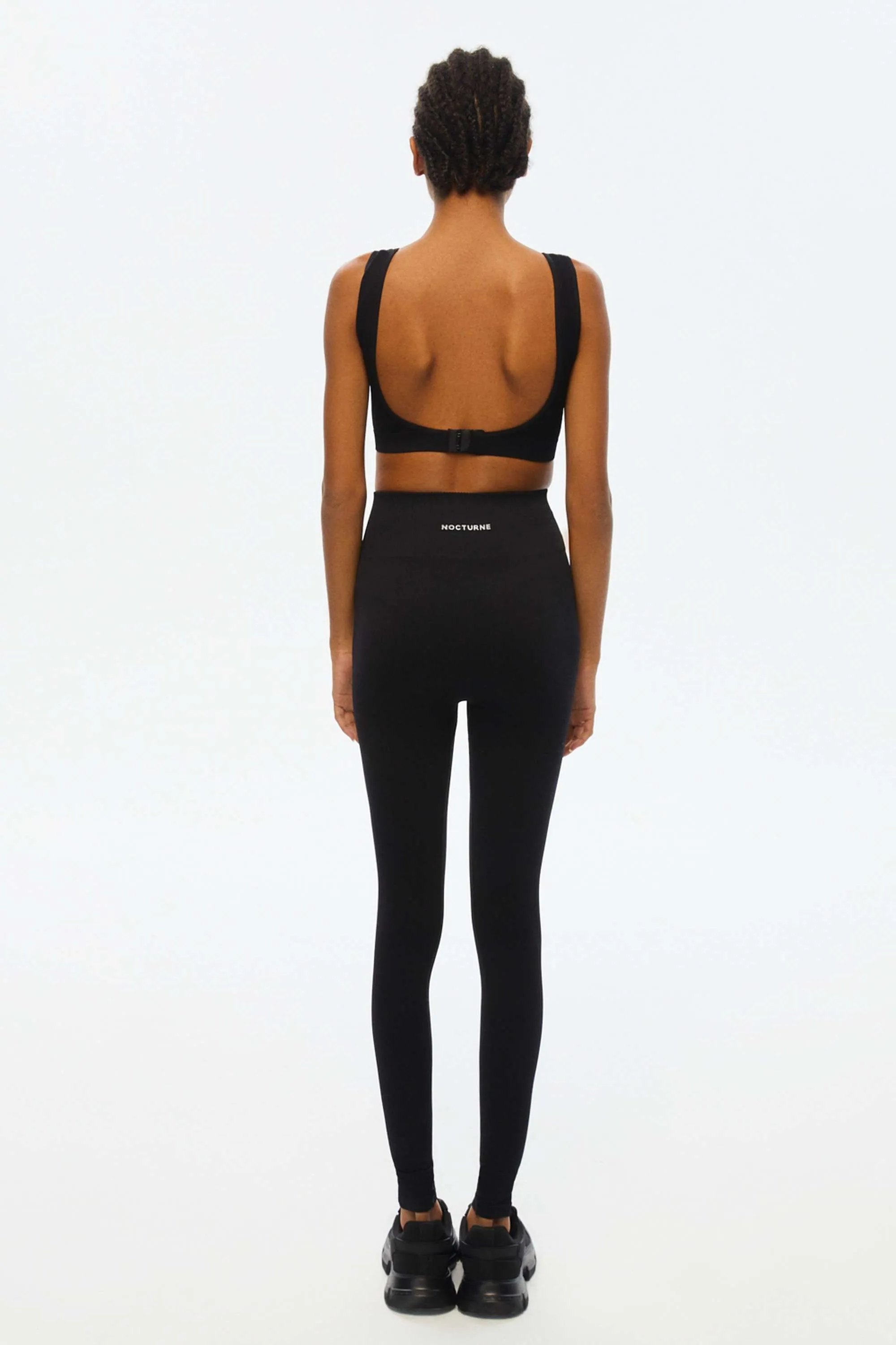 Ribbed High-Waisted Leggings (Final Sale)