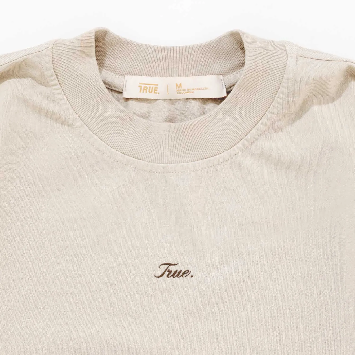 Signature Crop Top - Light Sand