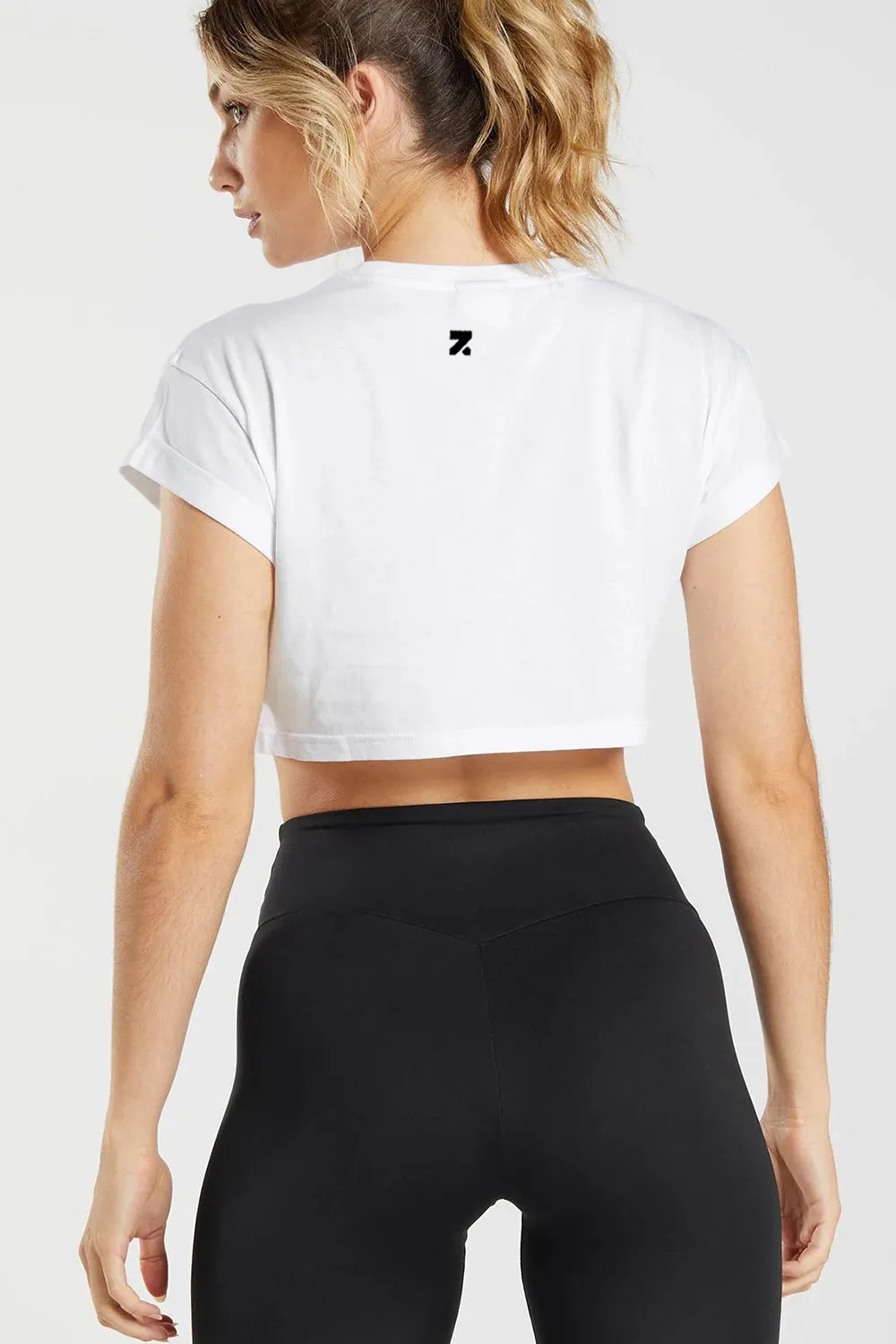 Sofia White Crop Top