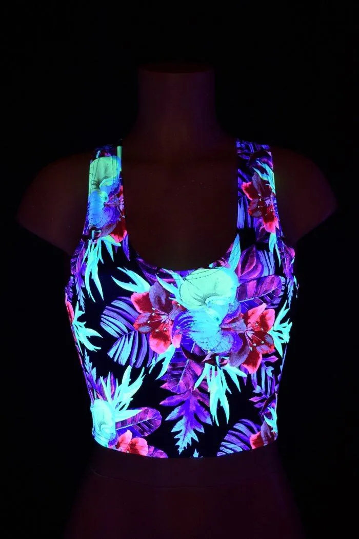 Sonic Bloom Racerback Crop Top