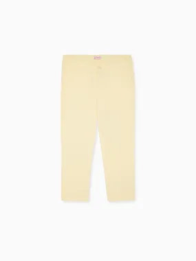 Vanilla Elio Boy Cotton Chinos