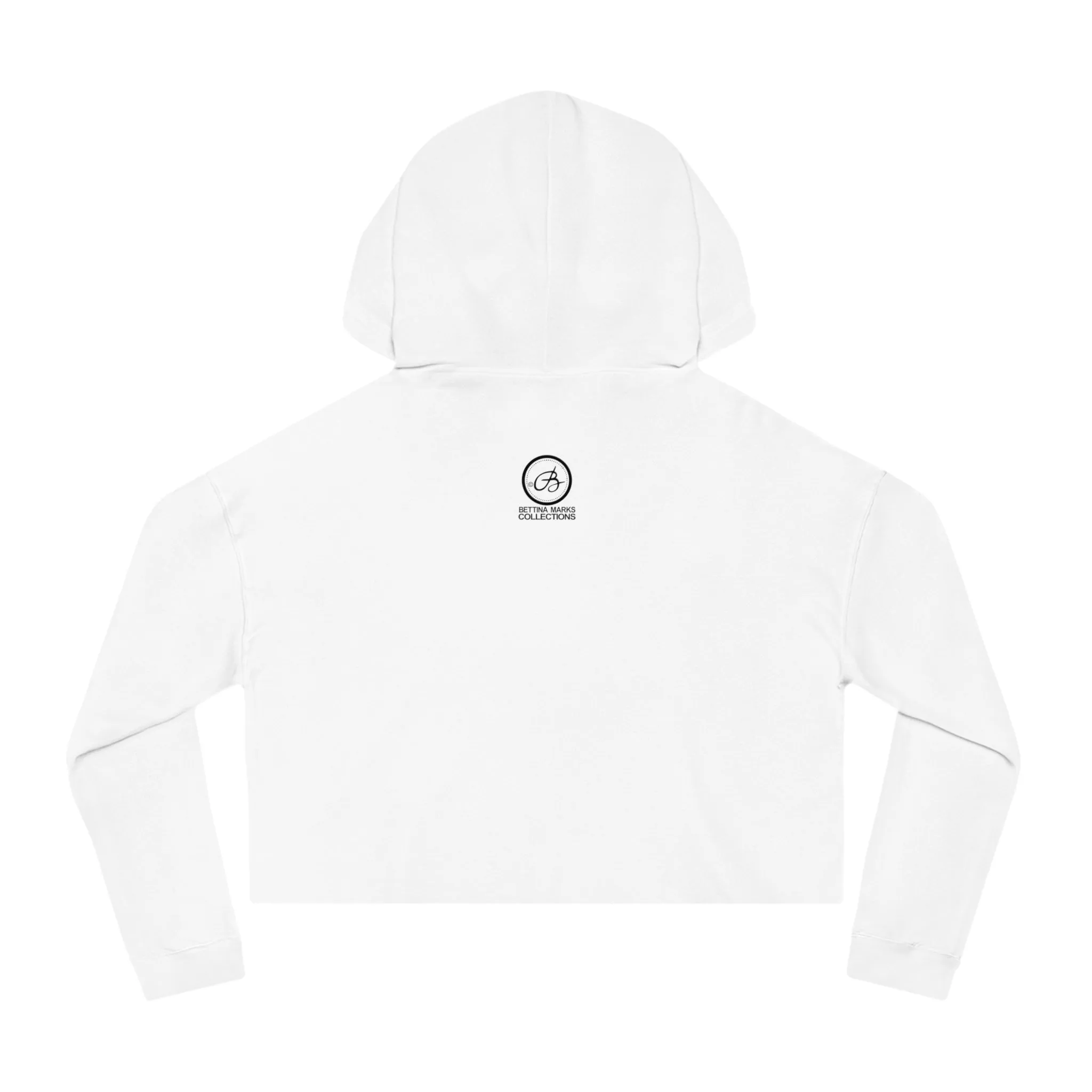 When In Doubt white Crop hoodie - Women