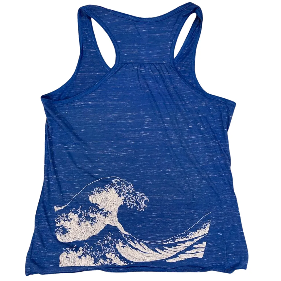 Woman's Racerback - Off California (Blue)