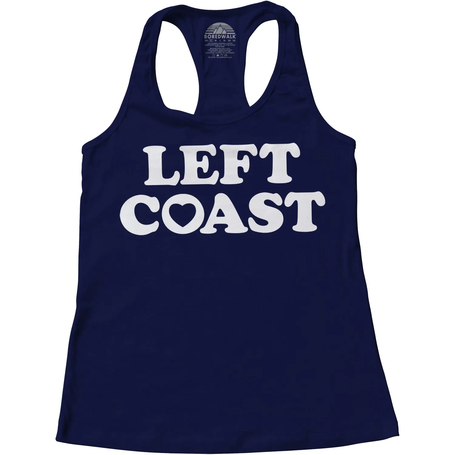 Women's Left Coast Racerback Tank Top