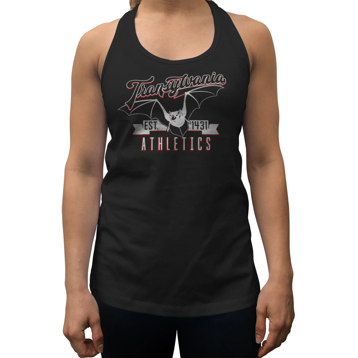 Women's Transylvania Athletics Racerback Tank Top